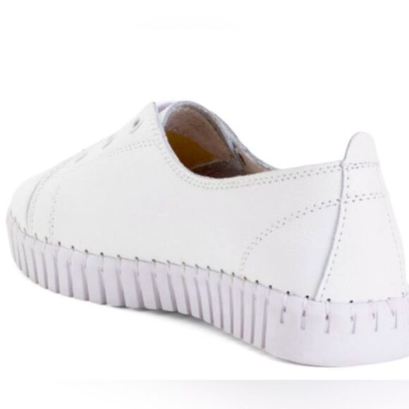 BM Bernie Mev Sneakers Flats White Size 7 - Picture 2 of 9